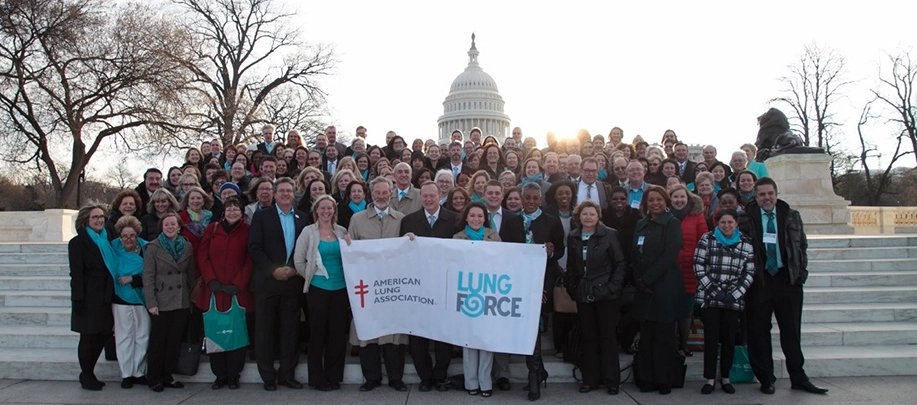 Group of LF heroes in front of Capitol Building