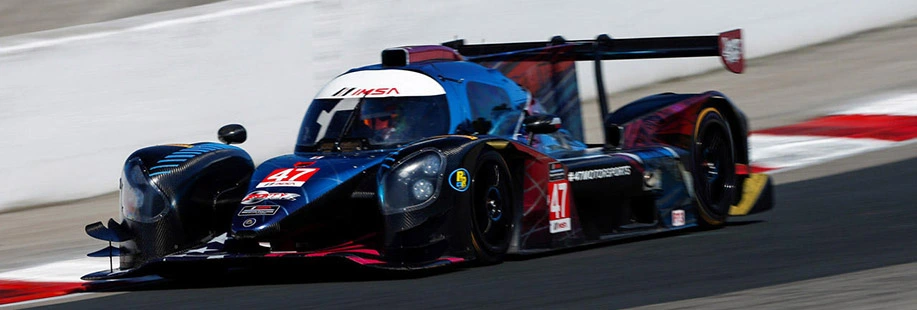 TJ Fischer in his racecar